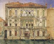 John wharlton bunney Palazzo Manzoni,on the Gradn Canal,Venice (mk46) oil painting on canvas